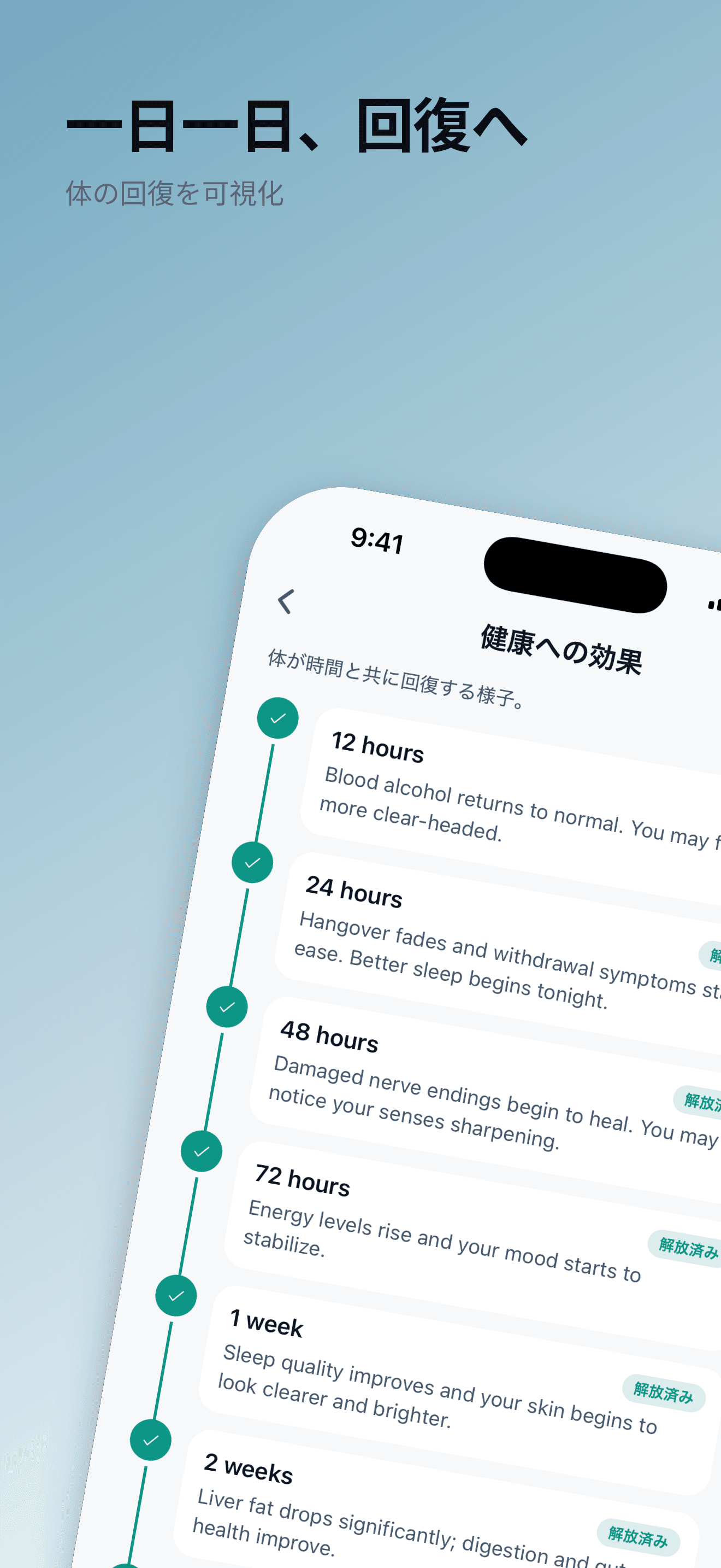 日々回復する