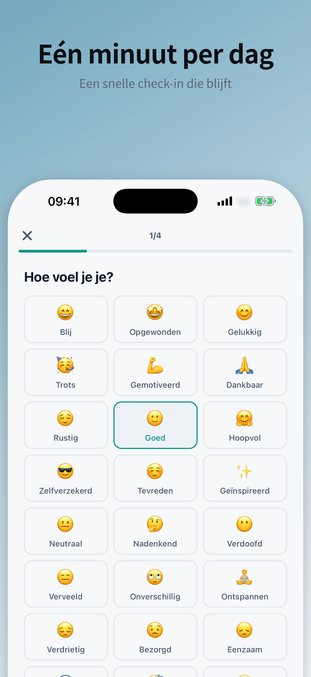 Eén minuut per dag